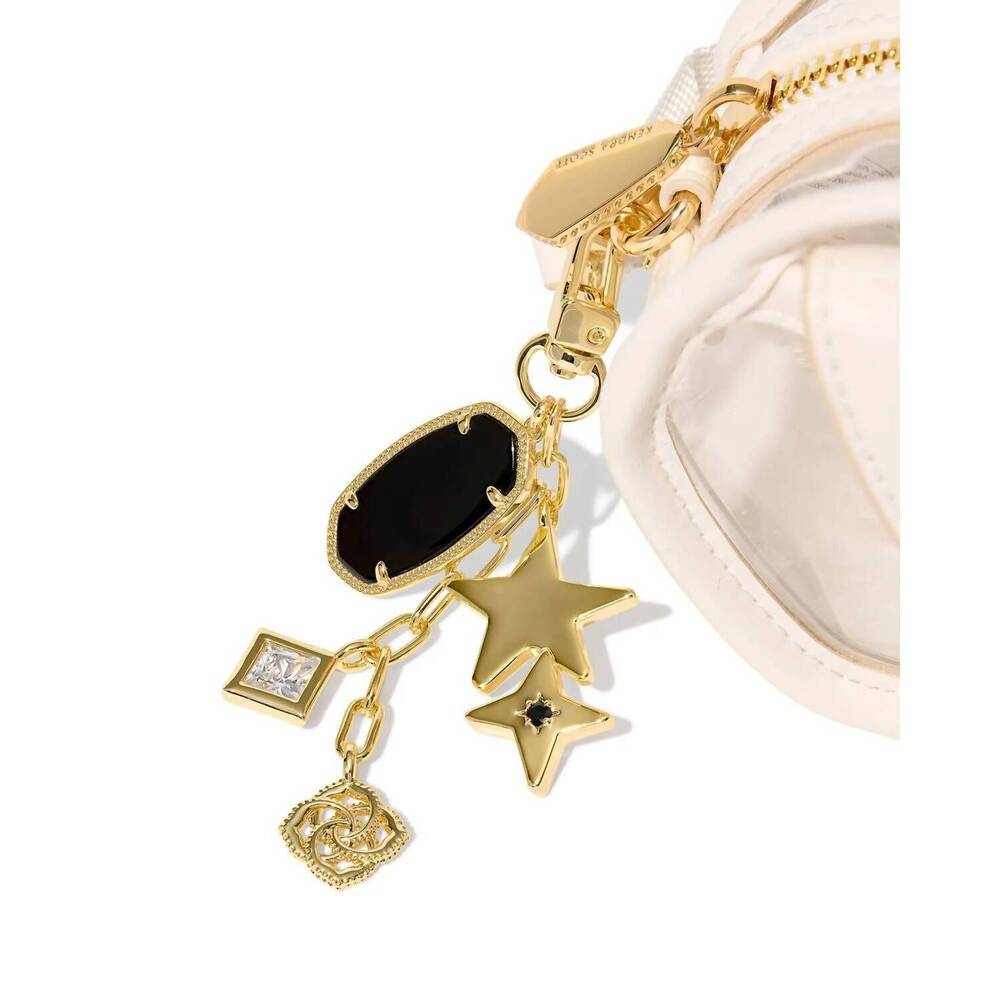 NEW KENDRA SCOTT women's game day bag charm in gold
